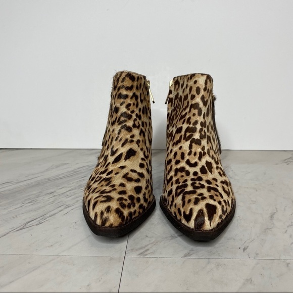 New! Sam Edelman Walden Leopard Print Bootie 6.5M - Picture 2 of 14